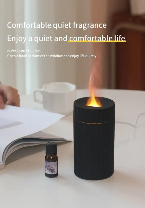 Flame Effect Aroma Humidifier