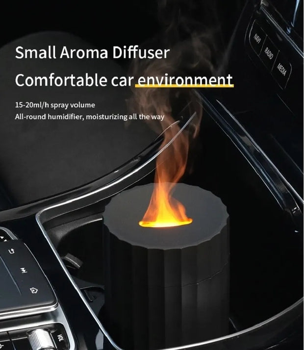 Flame Effect Aroma Humidifier