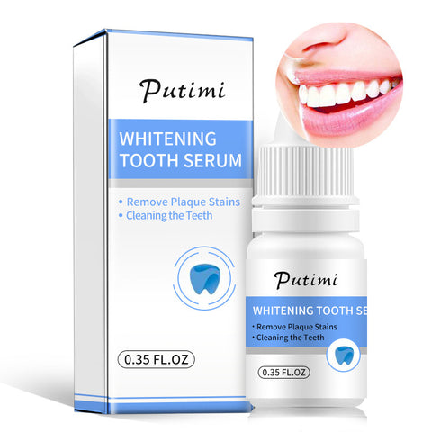 Teeth whitening plaque cleansing solution