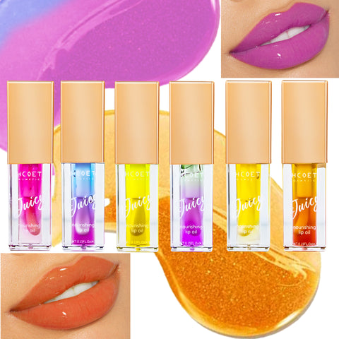 Lip Oil Fruit Flavor Two-Color Moisturizing Lip Lacquer