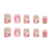 Camellia Smudge Nail Nail Patch