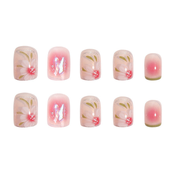 Camellia Smudge Nail Nail Patch