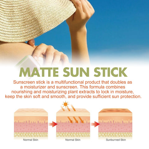 Jaysui Matte Protective Stick Protects UV Rays,  Refreshing Skincare Cream For Summer