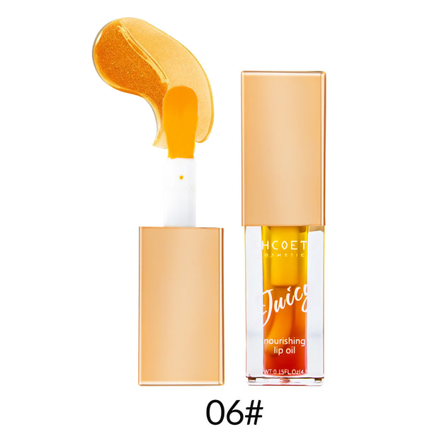 Lip Oil Fruit Flavor Two-Color Moisturizing Lip Lacquer