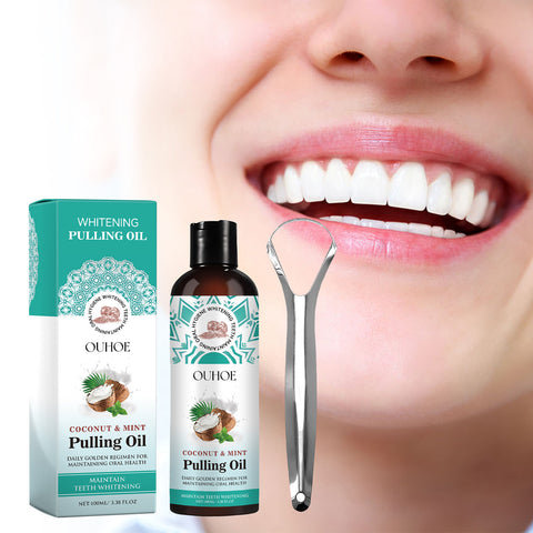 Coconut Oil Mouthwash Removes Odor, Cares For Teeth, Oral Care Tooth Cleanser