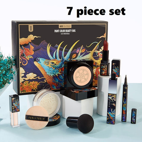 Elk Makeup Nine-piece Set Makeup Powder Air Cushion BB Cream  Set